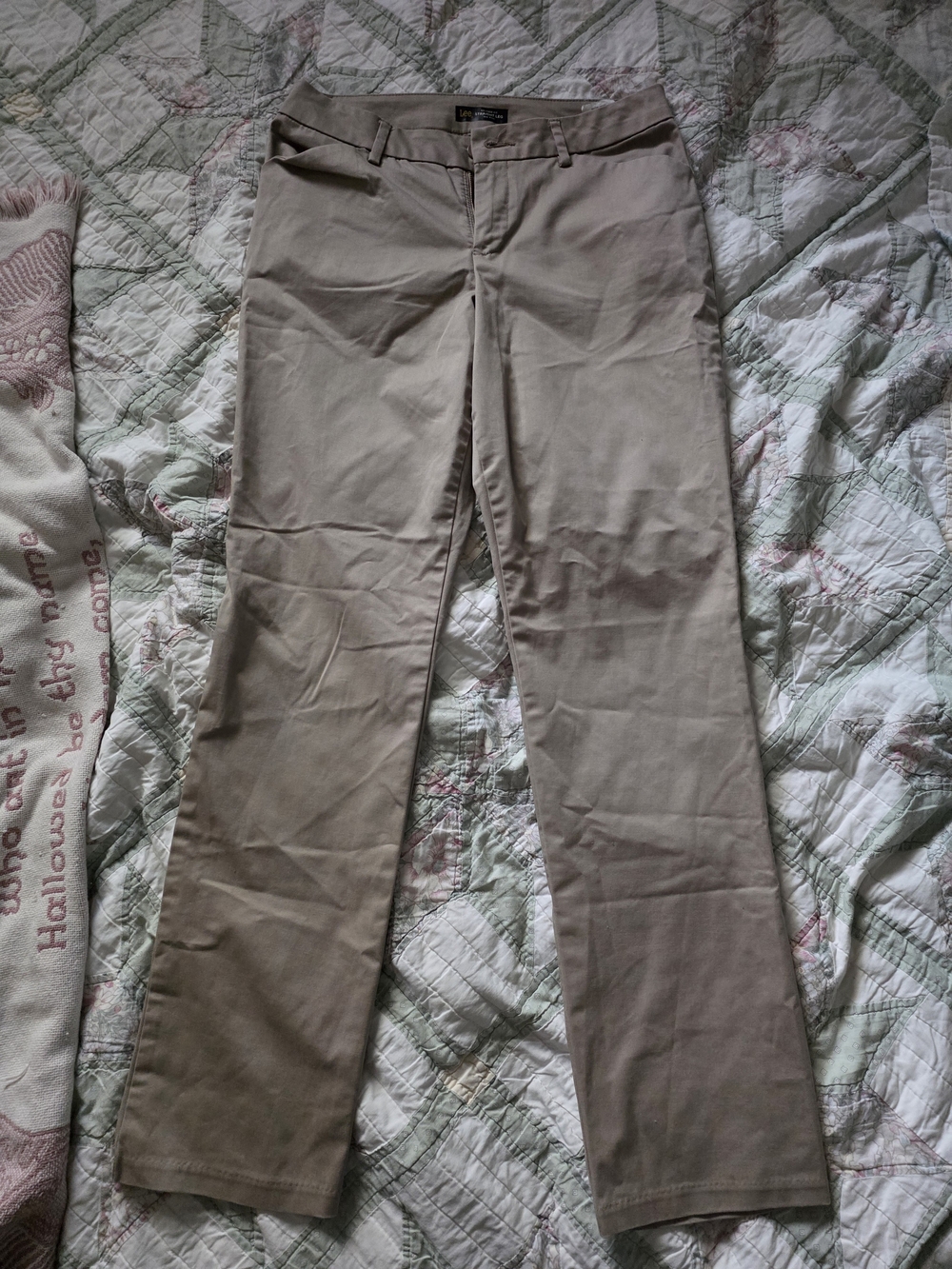 Lee Straight Leg Jeans - Taupe